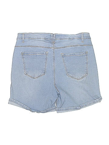 Curve Appeal Denim Shorts (view 2)
