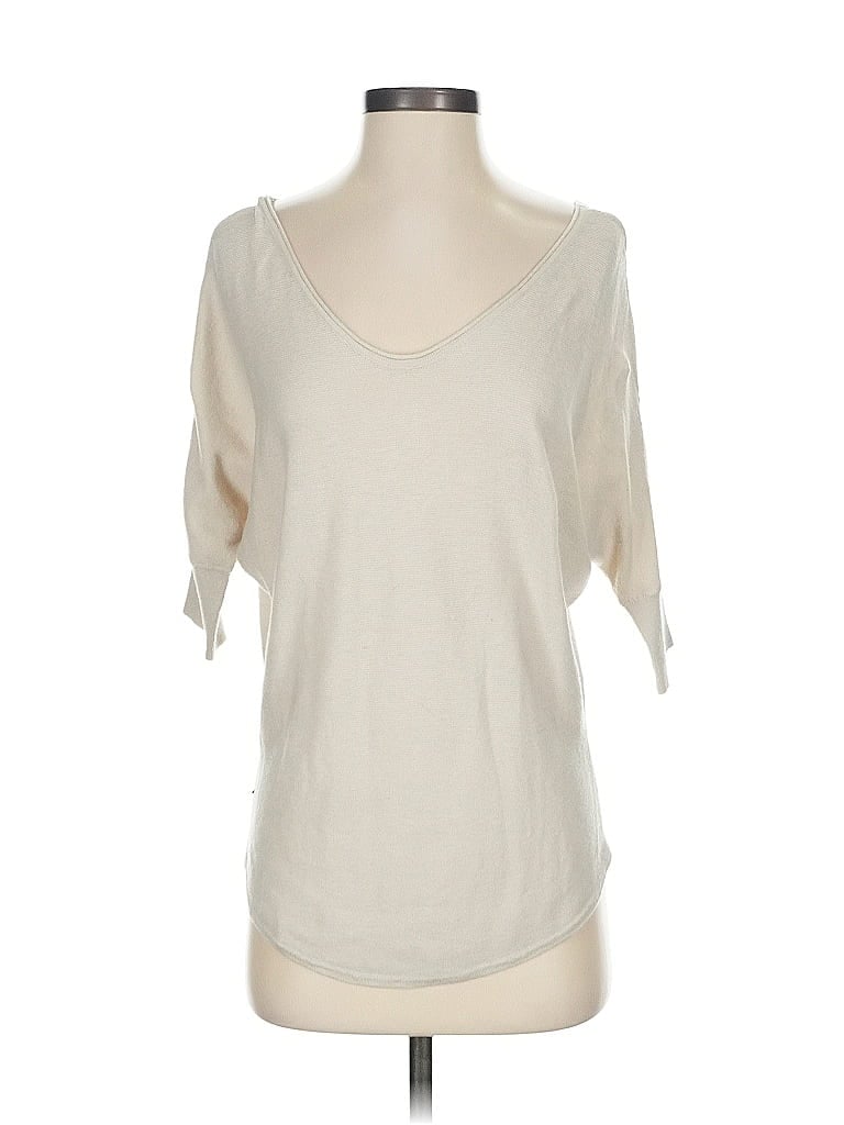 Pre-owned Express Pullover Sweater In White