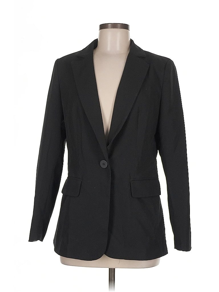 Pre-owned Assorted Brands Blazer Jacket In Black