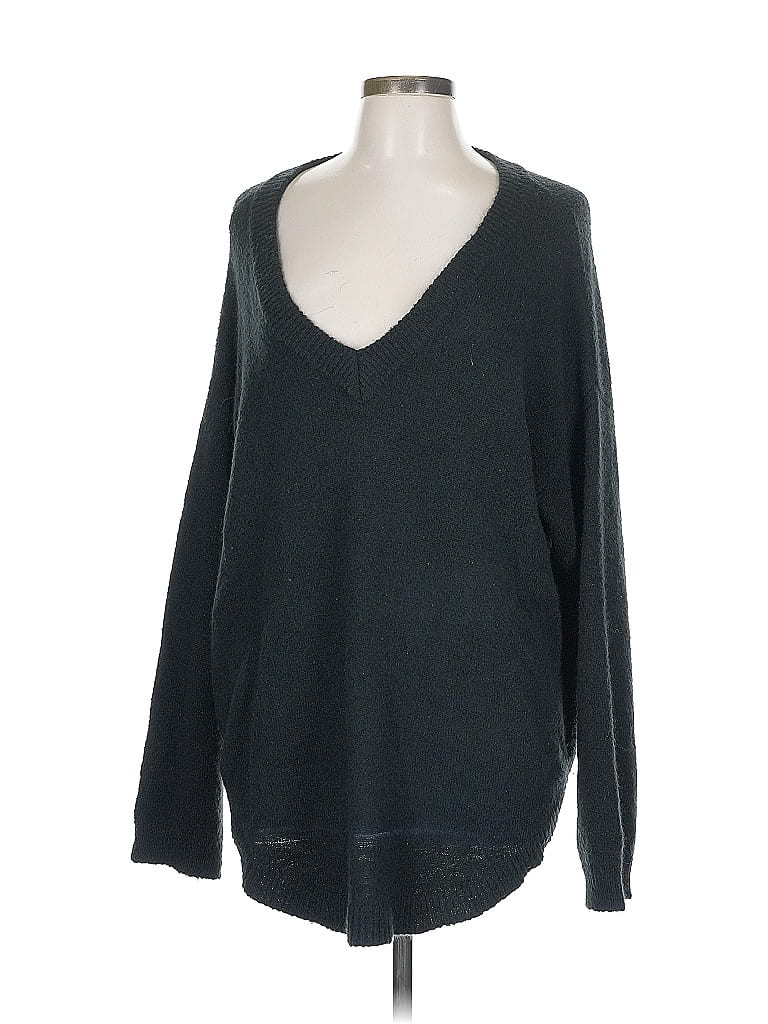 Pre-owned Ellos Pullover Sweater In Black