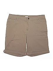 Logo By Lori Goldstein Khaki Shorts