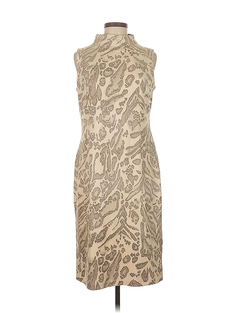 Pre-owned J. Mclaughlin Cocktail Dress In Brown