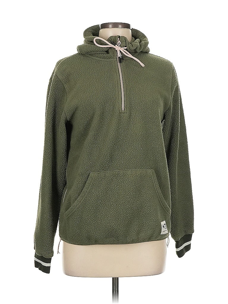 Pre-owned Assorted Brands Pullover Hoodie In Green