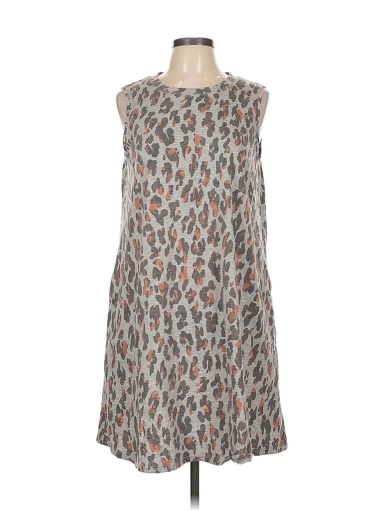 Pre-owned Apt. 9 Casual Dress In Gray