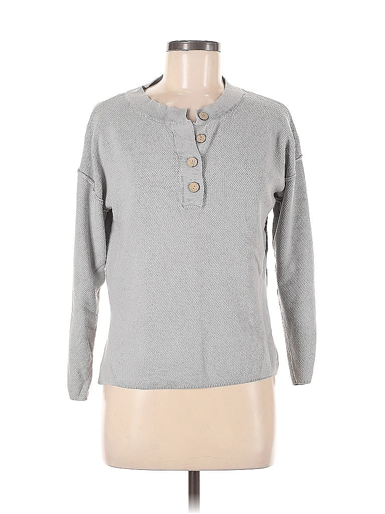 Pre-owned Unbranded Pullover Sweater In Gray