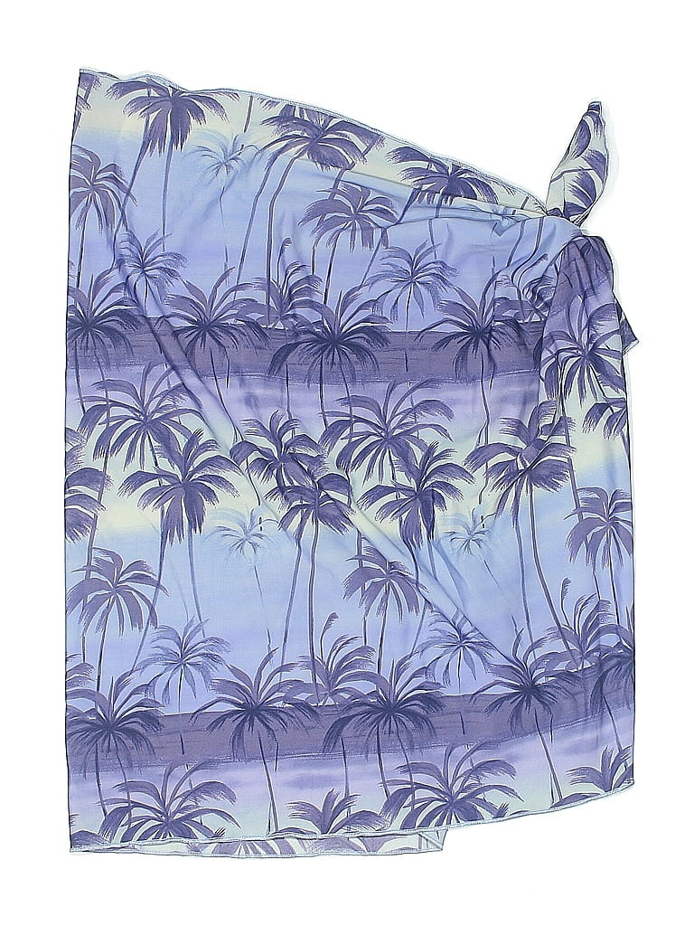 Leilani Tropical Blue Swimsuit Cover Up Size 1 - photo 1