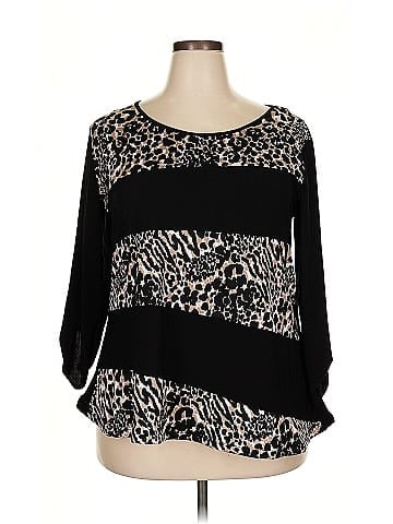 Notations 3/4 Sleeve Blouse (view 1)