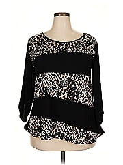 Notations 3/4 Sleeve Blouse