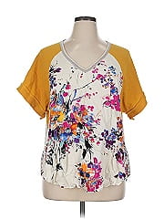 Umgee Short Sleeve Blouse