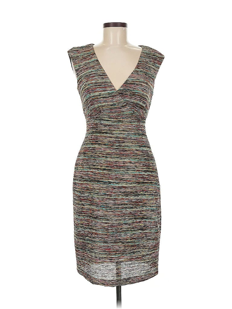 Pre-owned Connected Apparel Cocktail Dress In Gray