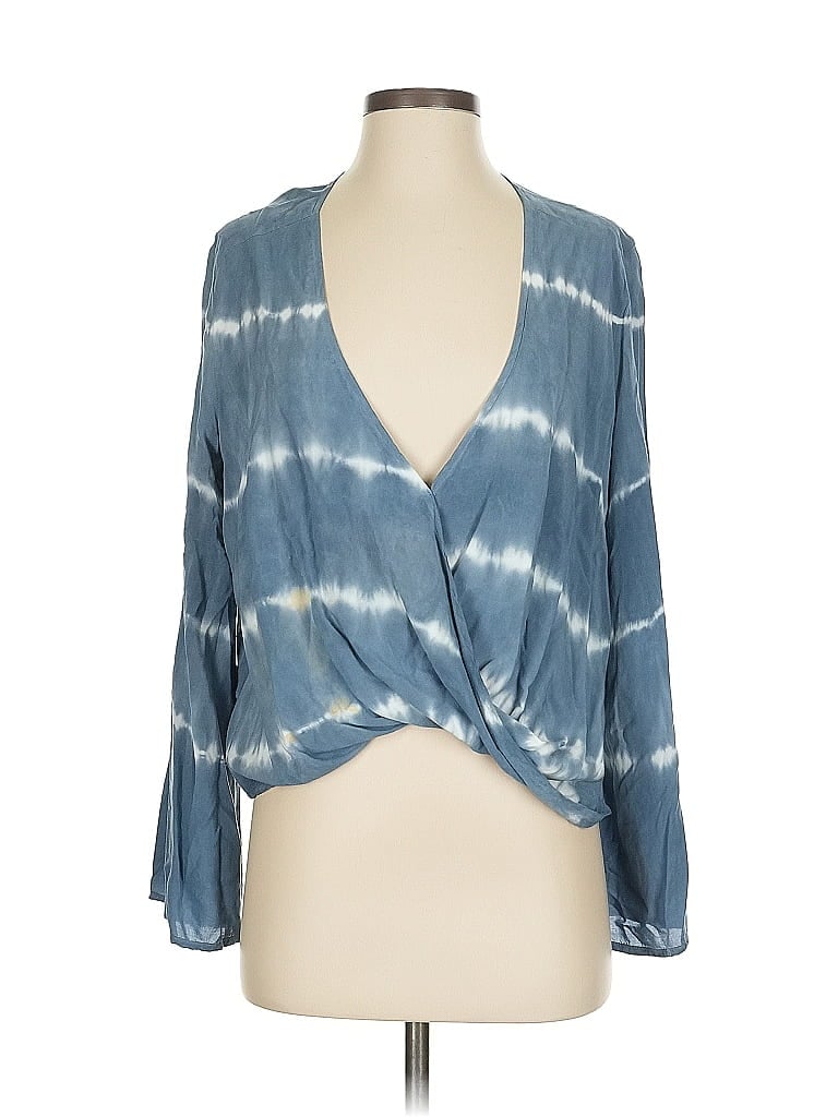 Pre-owned Blue Life Kimono In Blue