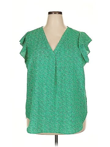 Adrianna Papell Short Sleeve Blouse (view 1)
