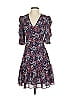 MICHAEL Michael Kors 100% Polyester Paisley Blue Casual Dress Size XXS - photo 1