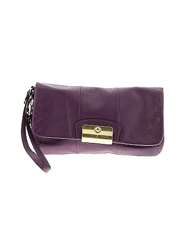 Coach Factory Leather Wristlet (view 1)