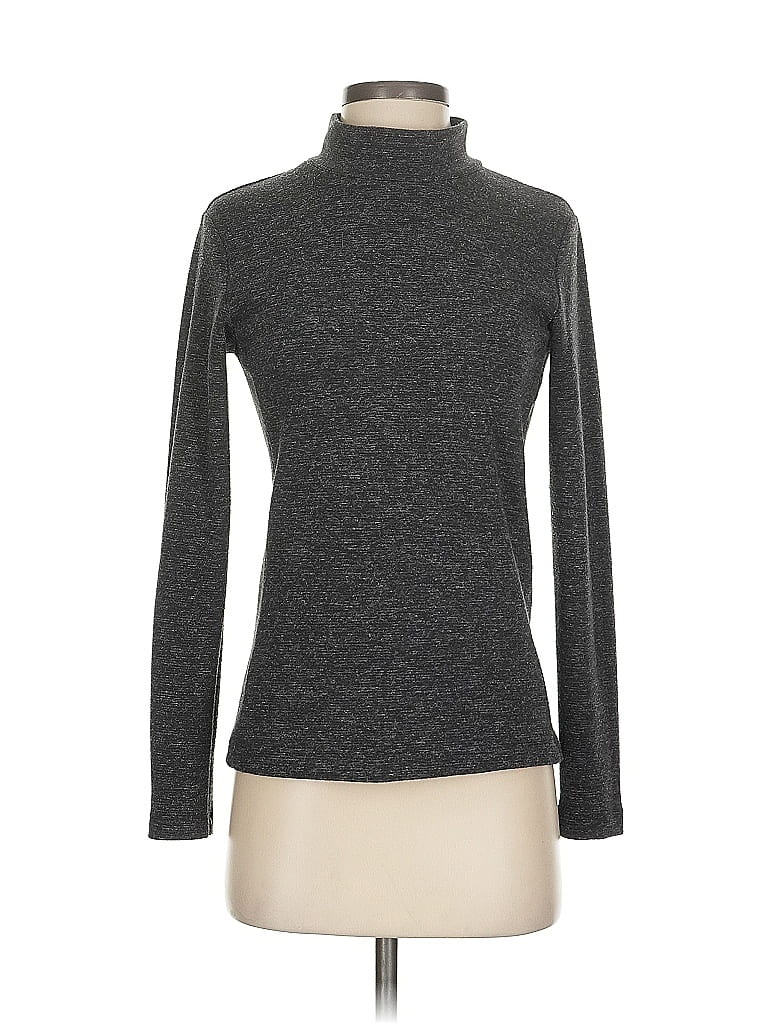 Pre-owned Calvin Klein Turtleneck Sweater In Gray