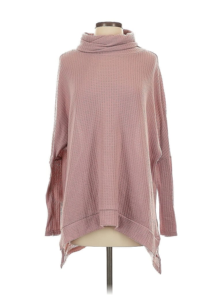 Pre-owned Unbranded Turtleneck Sweater In Pink
