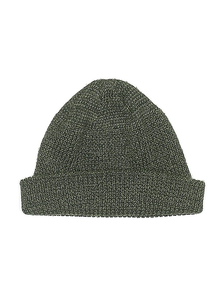 Pre-owned Globe Beanie Hat In Green
