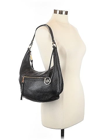 MICHAEL Michael Kors Leather Shoulder Bag (view 2)
