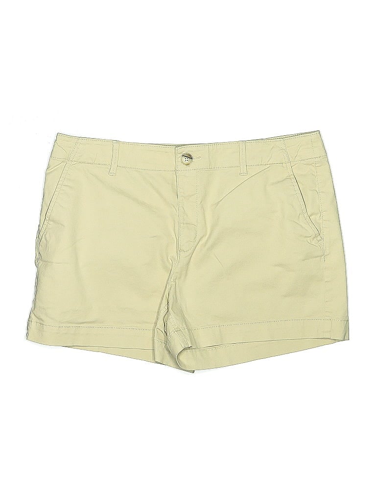 Pre-owned Ann Taylor Loft Khaki Shorts In Yellow