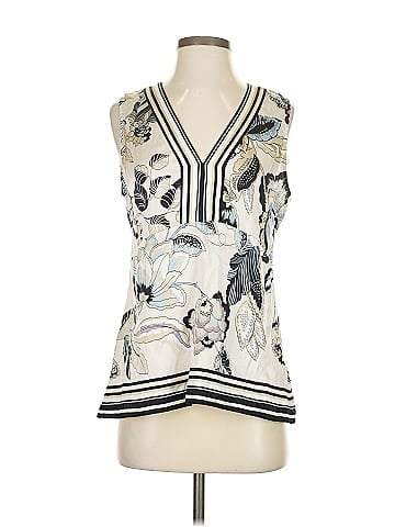 Hale Bob Sleeveless Silk Top (view 1)