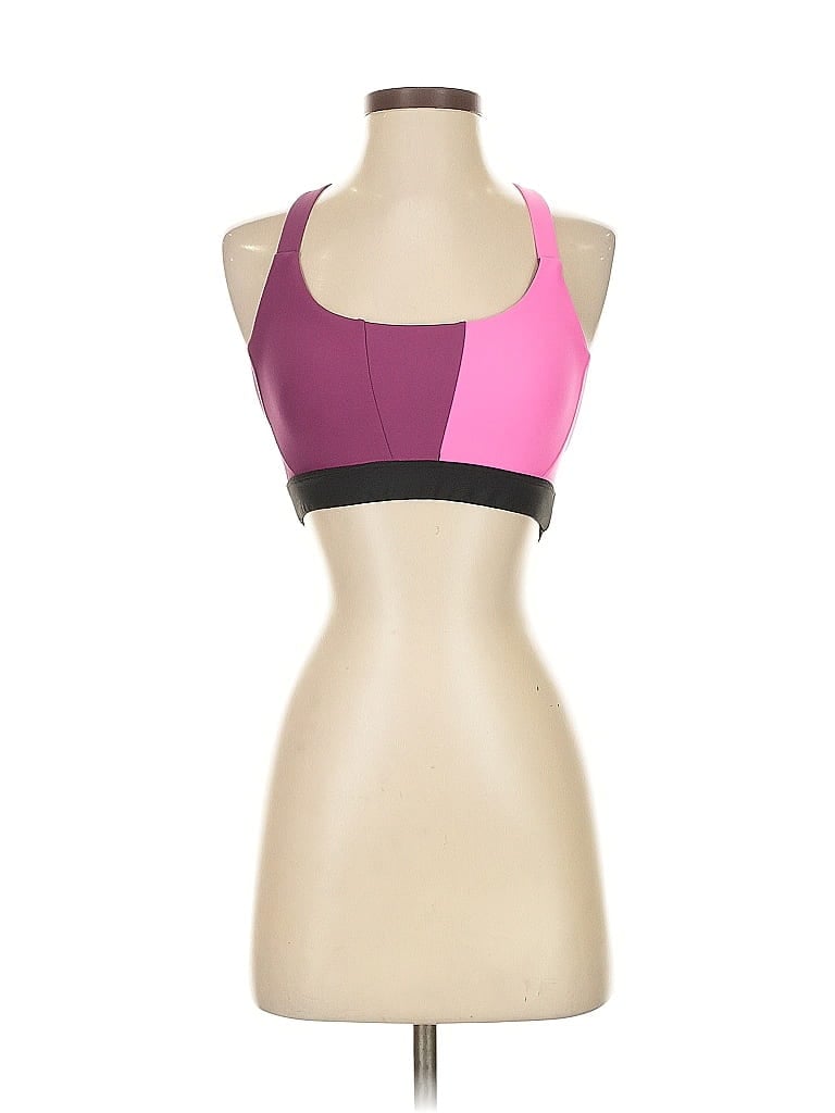 Pre-owned Assorted Brands Sports Bra In Burgundy
