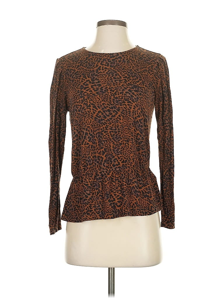 Banana Republic Brown Long Sleeve T-Shirt Size S (petite) - photo 1