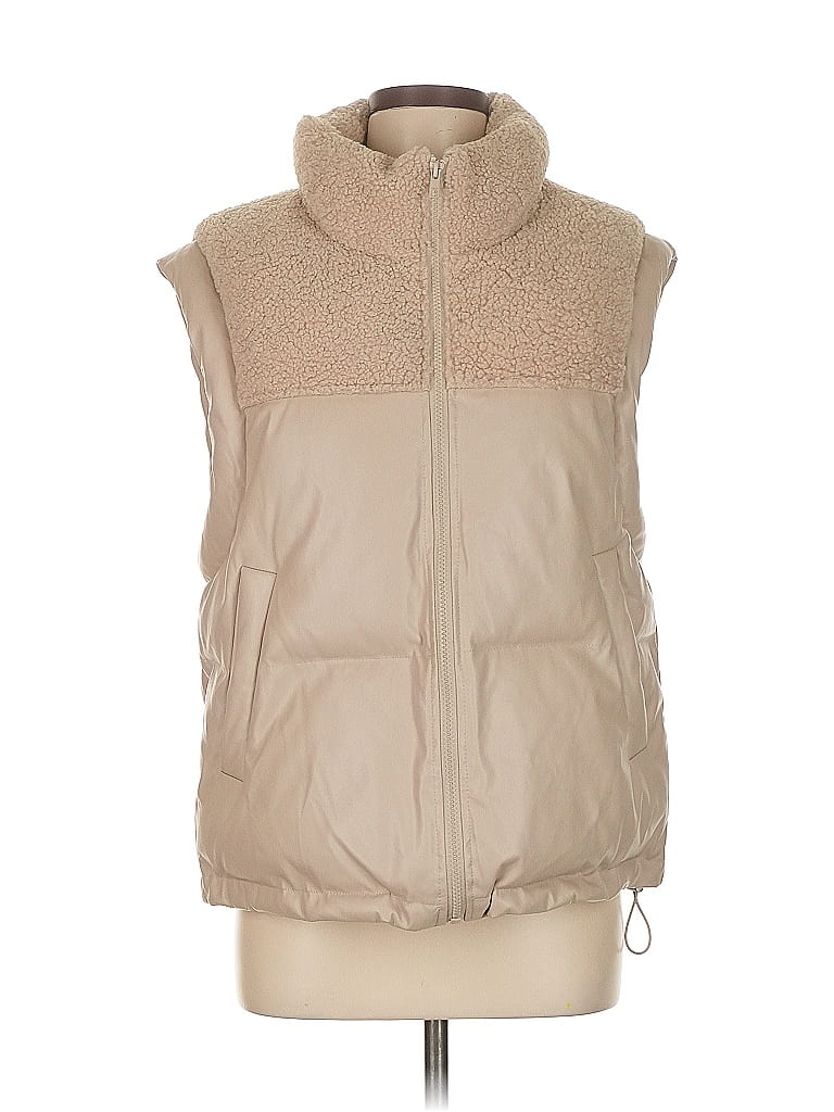 Evereve Tan Vest Size M - photo 1