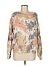 Lush 100% Cotton Tie-dye Orange Pullover Sweater Size M - photo 1