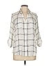 Fortune + Ivy 100% Polyester Ivory 3/4 Sleeve Blouse Size M - photo 1