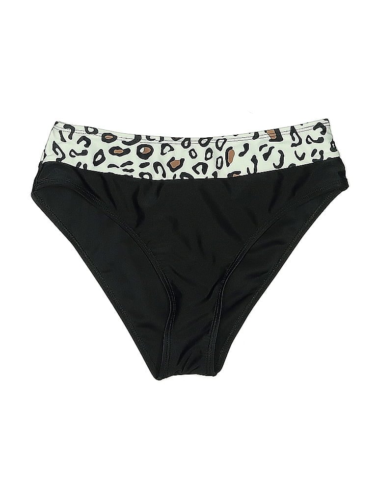 Pre-owned Unbranded Swimsuit Bottoms In Black