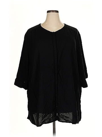 Woman Within 3/4 Sleeve Blouse (view 1)