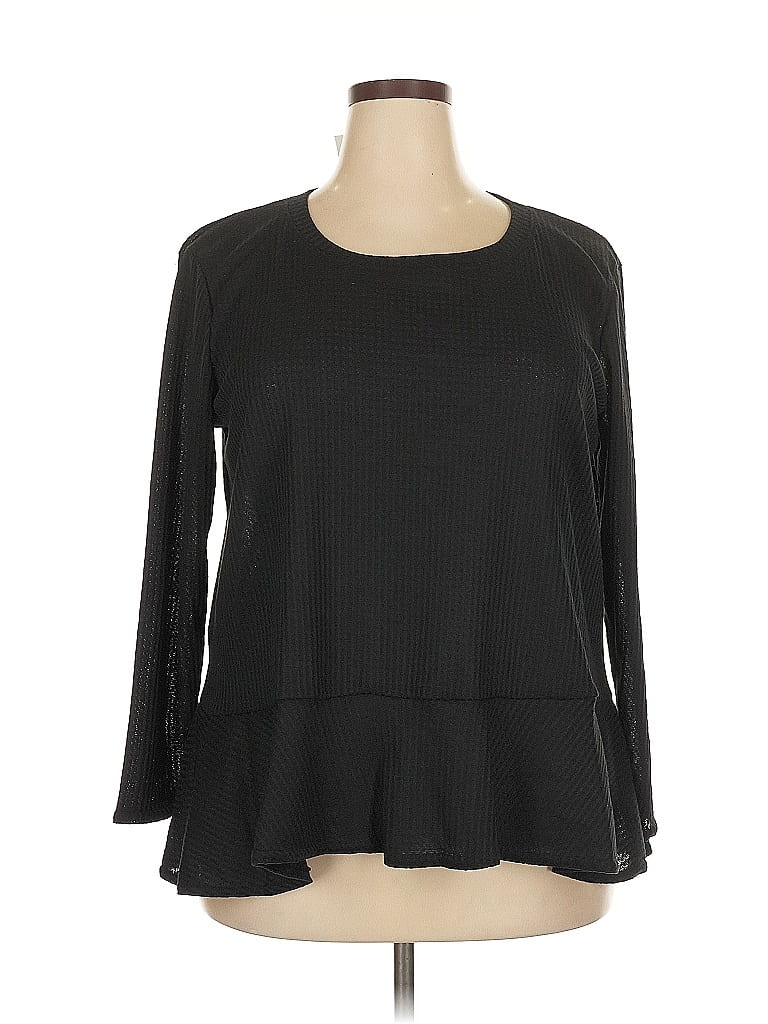 Love Ady Long Sleeve Blouse In Black