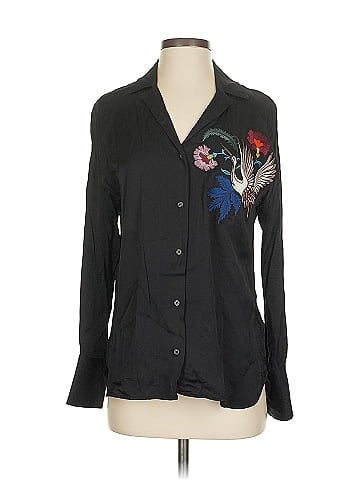 Sandro Long Sleeve Button-Down Shirt (view 1)