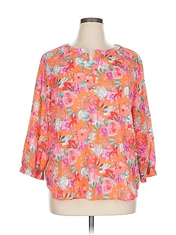 Counterparts 3/4 Sleeve Blouse (view 1)
