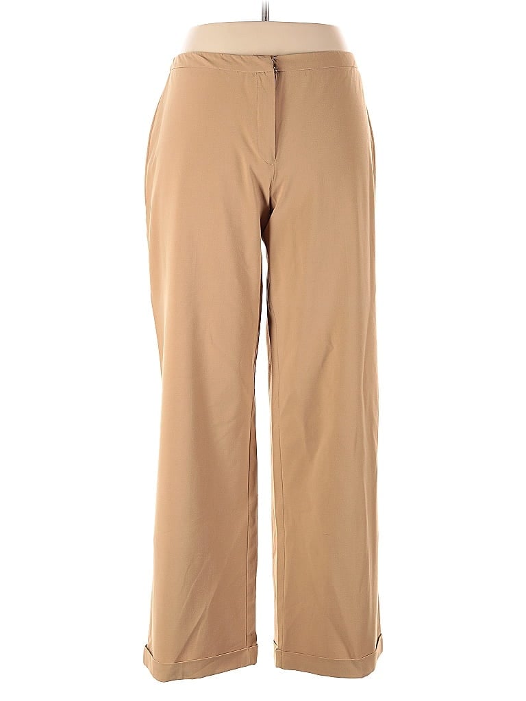 Pre-owned Leslie Fay Casual Pants In Brown