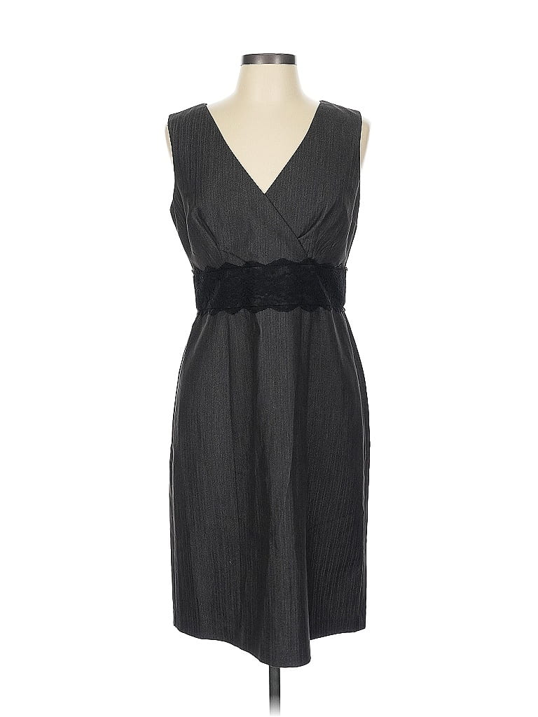 Pre-owned Ab Studio Cocktail Dress In Gray