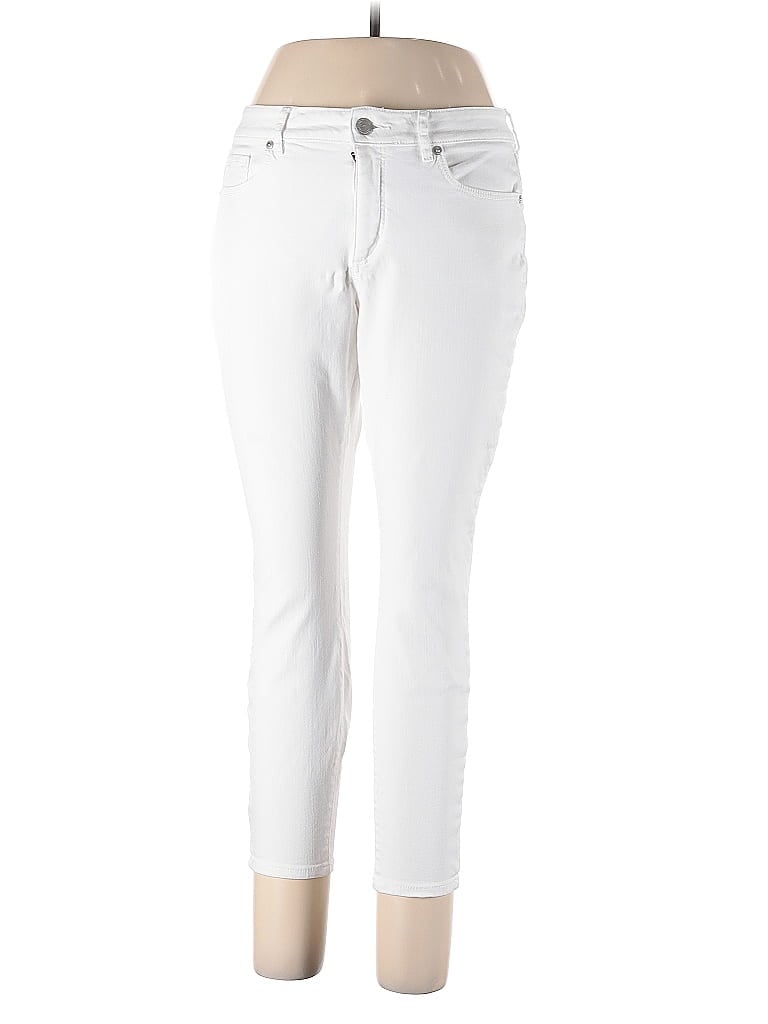 Pre-owned Ann Taylor Loft Jeans In White