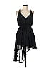 Double Zero 100% Polyester Black Cocktail Dress Size M - photo 1
