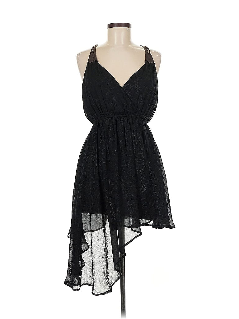Double Zero 100% Polyester Black Cocktail Dress Size M - photo 1