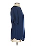 Sail to Sable 100% Polyester Blue Short Sleeve Blouse Size S - photo 3