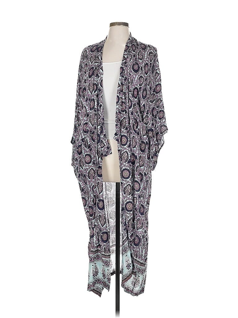 Arnhem 100% Rayon Gray Kimono Size L - photo 1