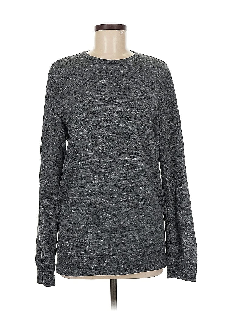 Pre-owned Sonoma Goods For Life Long Sleeve T-shirt In Gray