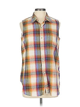Guess Jeans Sleeveless Button Down Shirt