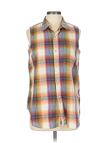 Guess Jeans Sleeveless Button-Down Shirt (view 1)