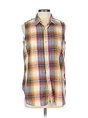 Guess Jeans Sleeveless Button Down Shirt