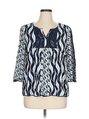 Crown & Ivy 3/4 Sleeve Blouse (view 1)