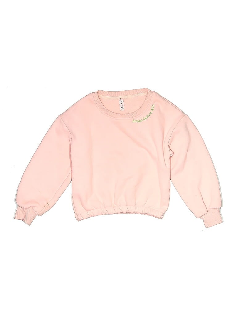 Pre-owned Unbranded Kids' Sweatshirt In Pink