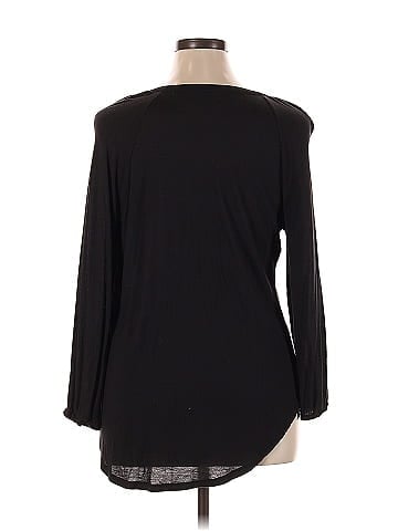 Soho JEANS NEW YORK & COMPANY Long Sleeve Blouse (view 2)