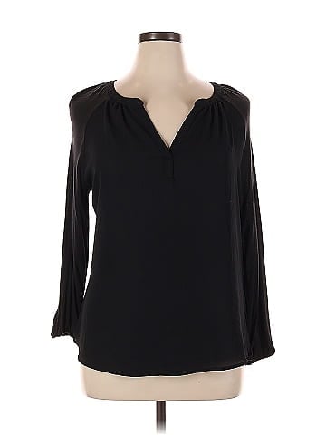 Soho JEANS NEW YORK & COMPANY Long Sleeve Blouse (view 1)