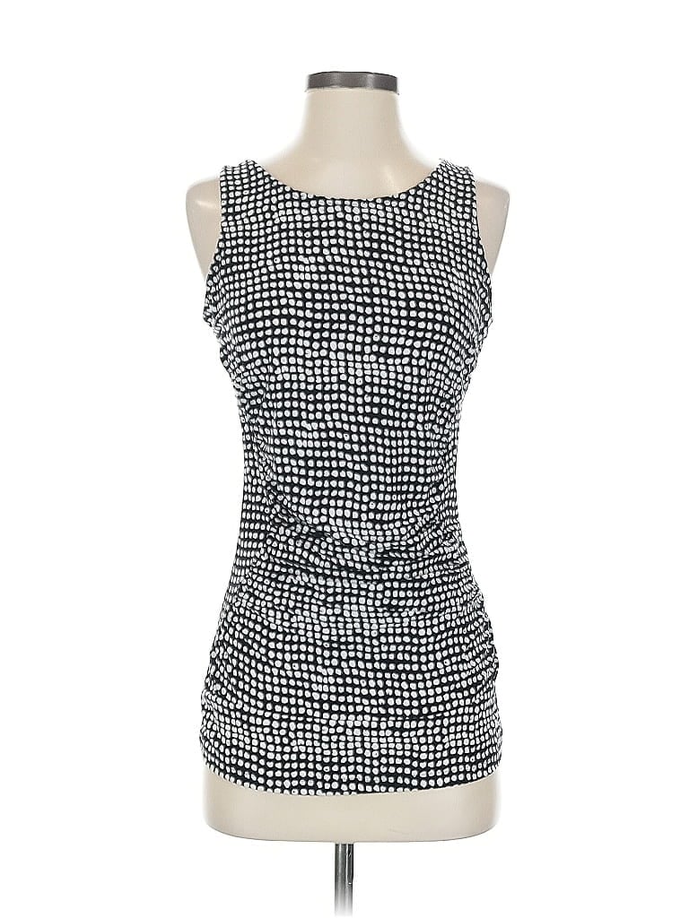 Pre-owned The Limited Sleeveless Top Black Square Neckline Tops